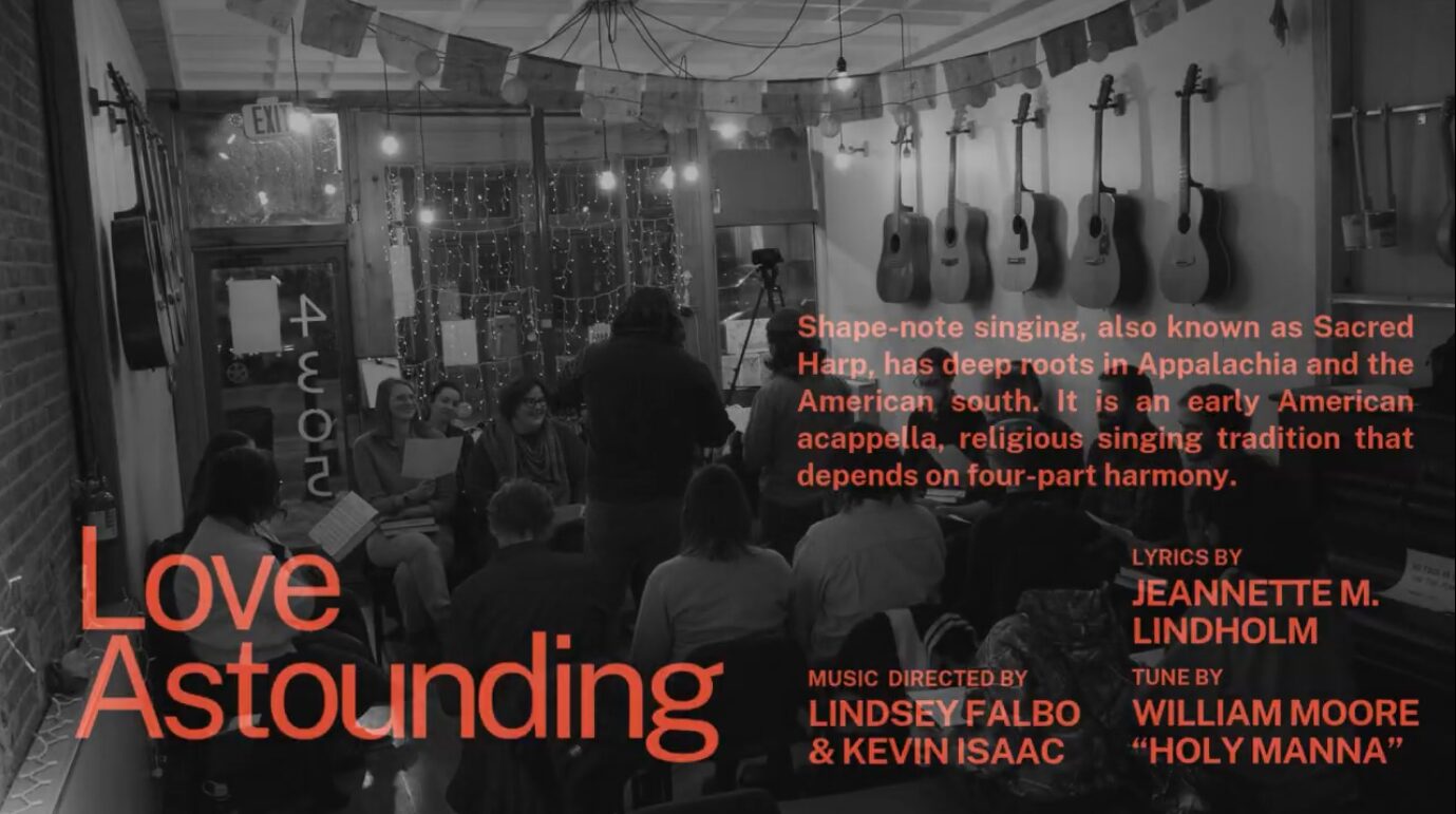 New Video: “Love Astounding” from the Baltimore Shape-Note Singers