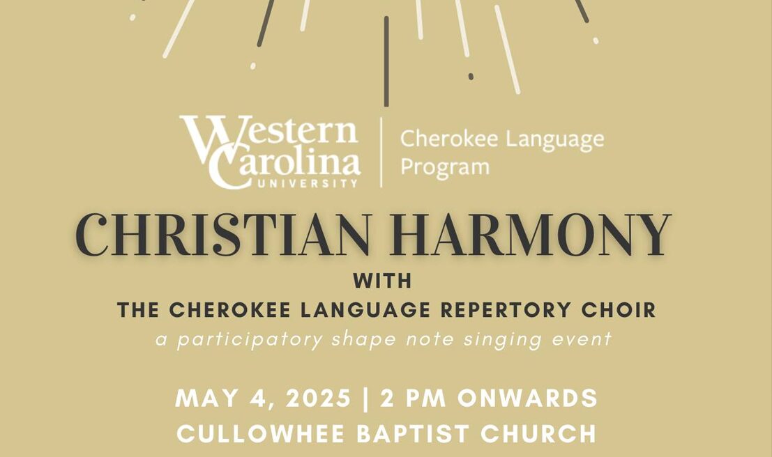 Cherokee and English singing from the Christian Harmony, May 4, 2025